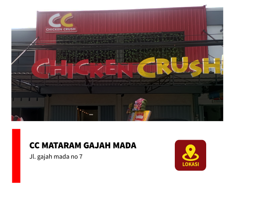 Outlet Chicken Crush Mataram Gajah Mada